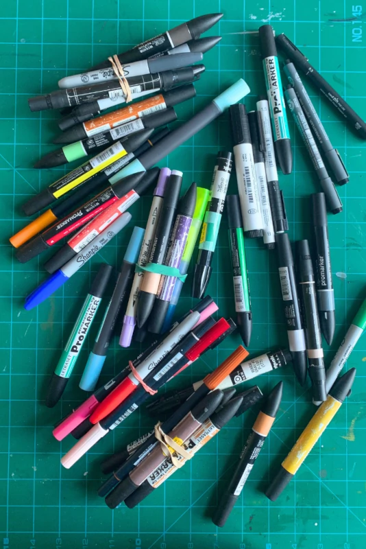 markers for art